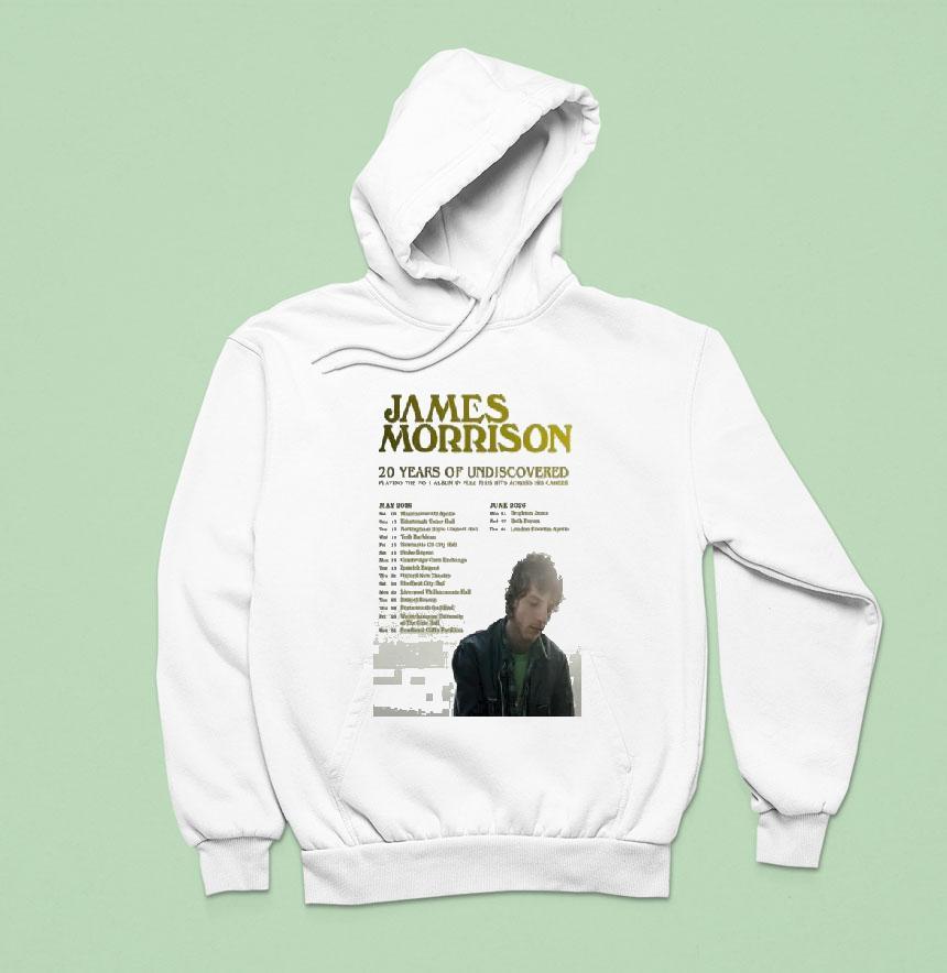James Morrison 20 Years Of Undiscovered Tour May June 2026 Shirt James Morrison 20 Years Of Undiscovered Tour May June 2026 Shirt