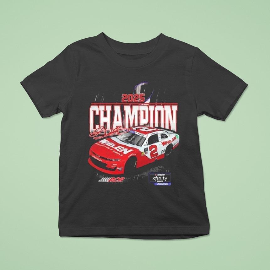 Jesse Love Jr. 2025 Nascar Xfinity Series Champion Shirt