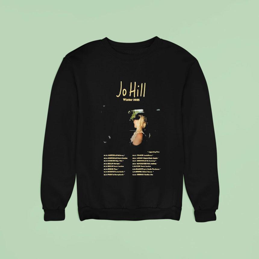 Jo Hill Winter Tour 2025 Dates Shirt Jo Hill Winter Tour 2025 Dates Shirt
