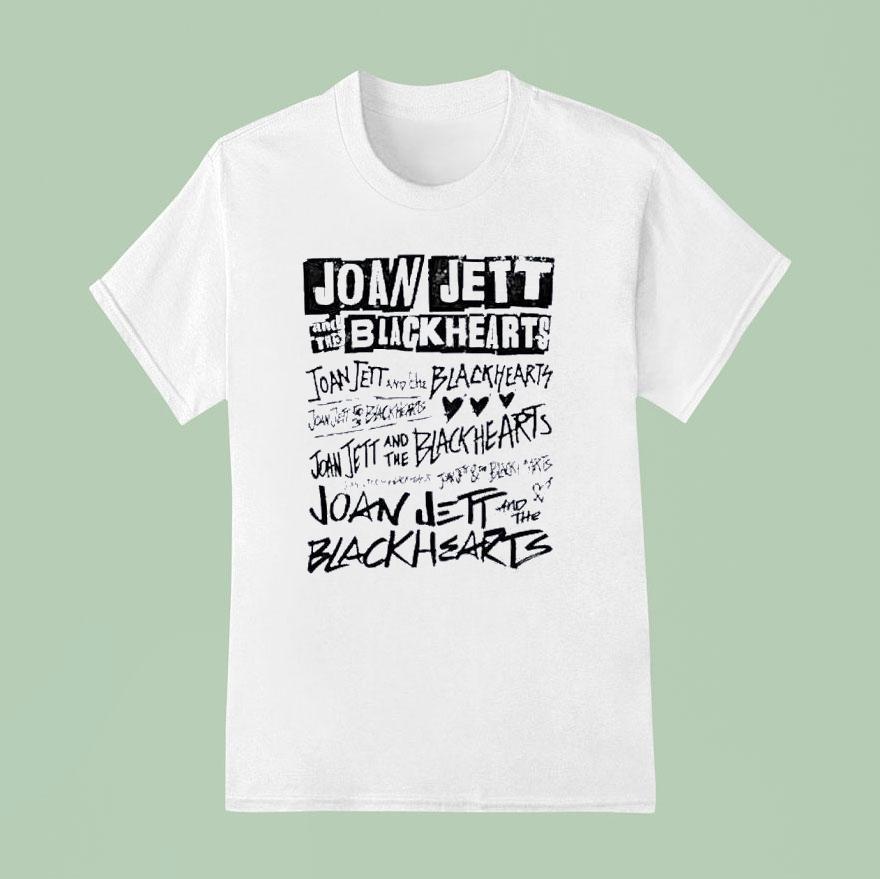 Joan Jett And The Black Hearts Punk Names Shirt