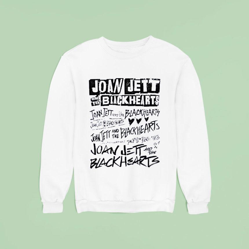 Joan Jett And The Black Hearts Punk Names Shirt Joan Jett And The Black Hearts Punk Names Shirt