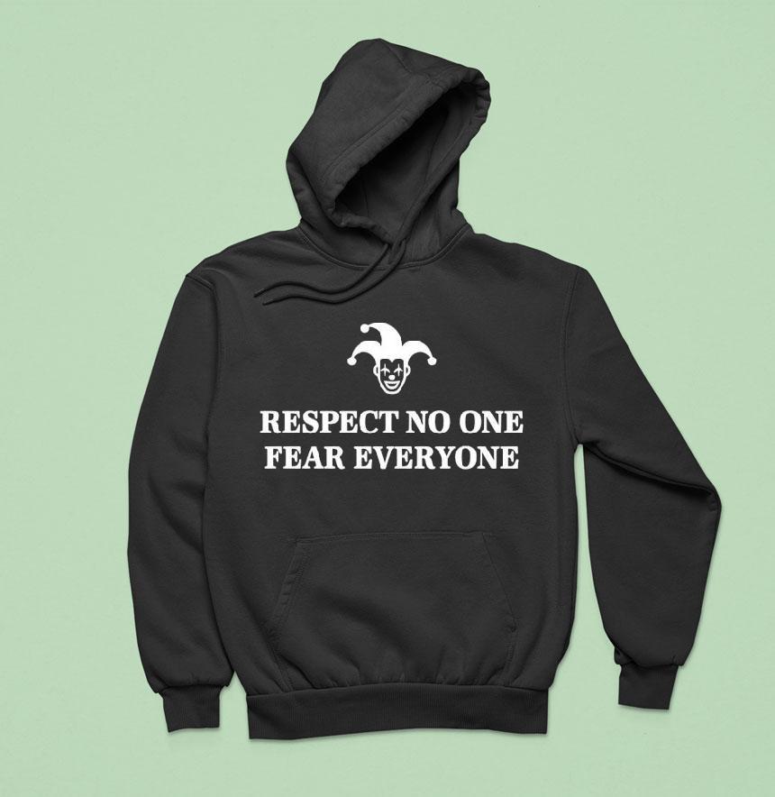Joker Icon Respect No One Fear Everyone Shirt Joker Icon Respect No One Fear Everyone Shirt