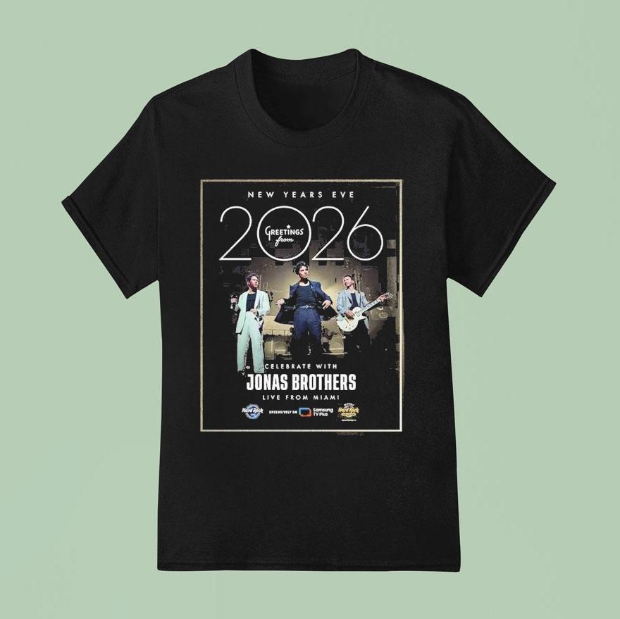 Jonas Brothers New Years Eve 2026 Live From Miami Shirt