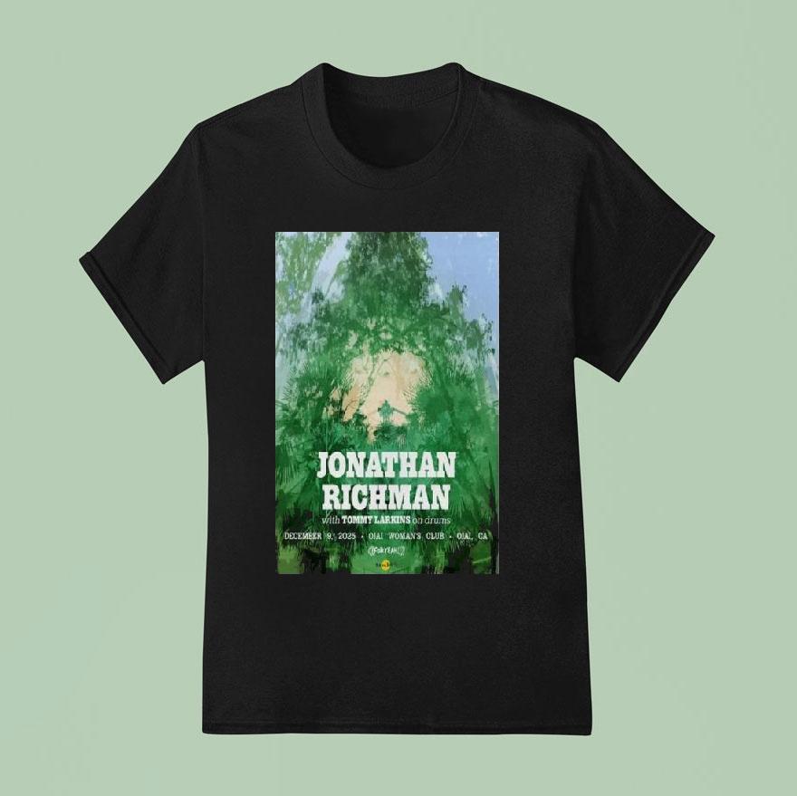 Jonathan Richman Ojai, Ca December 9 2025 Concert Shirt