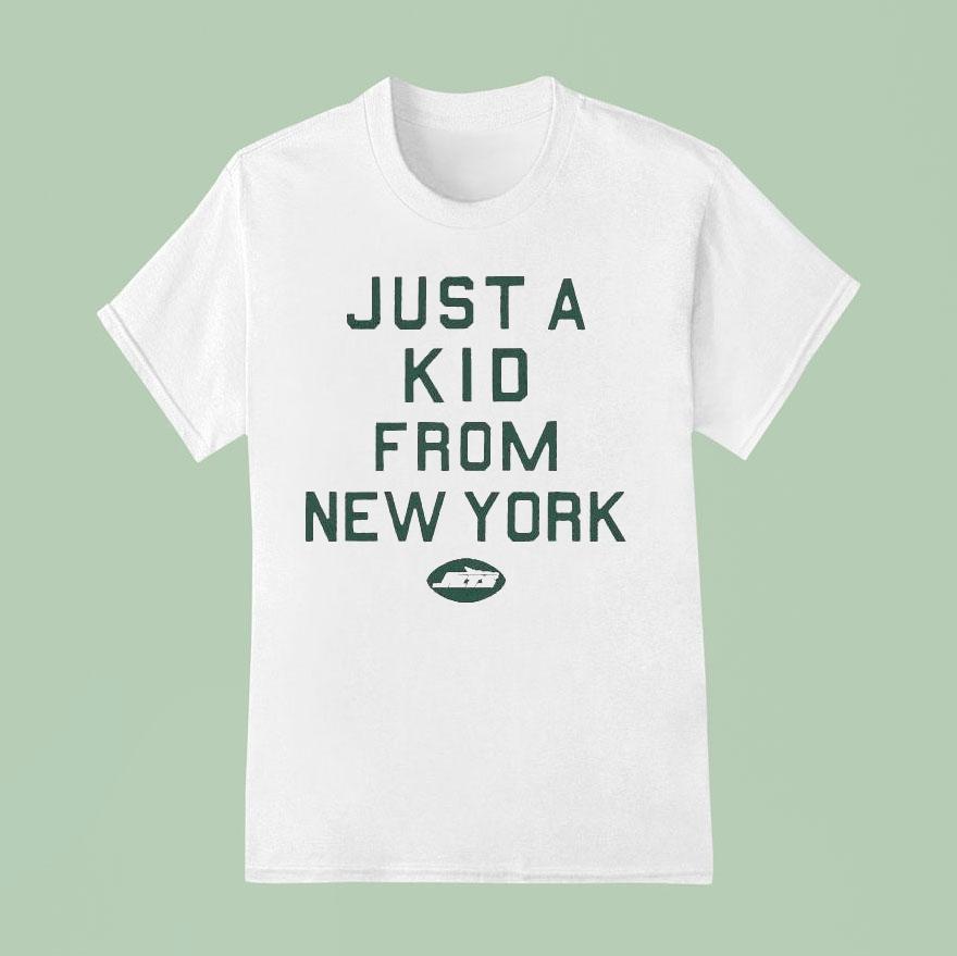 Just A Kid From New York Jets Shirt