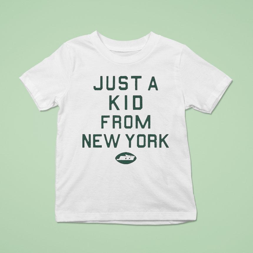 Just A Kid From New York Jets Shirt