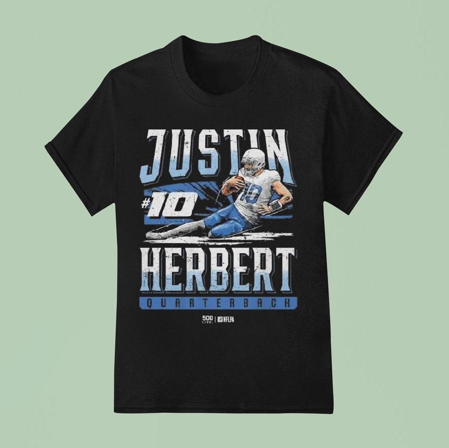 Justin Herbert Quarterback Los Angeles C Slide Shirt
