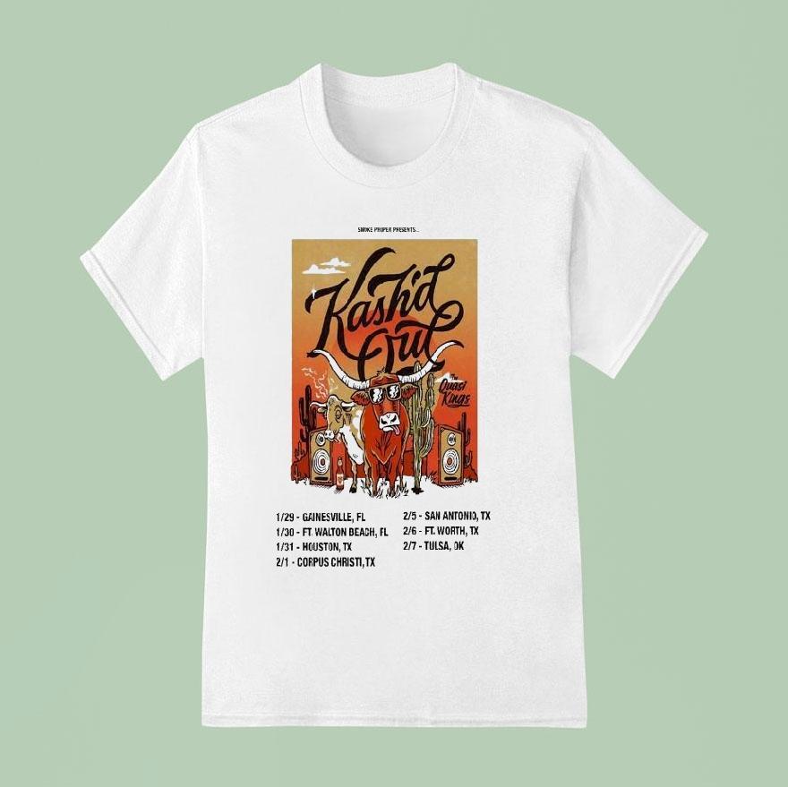 Kash’d Out And The Quasi Kings 2026 Tour Shirt