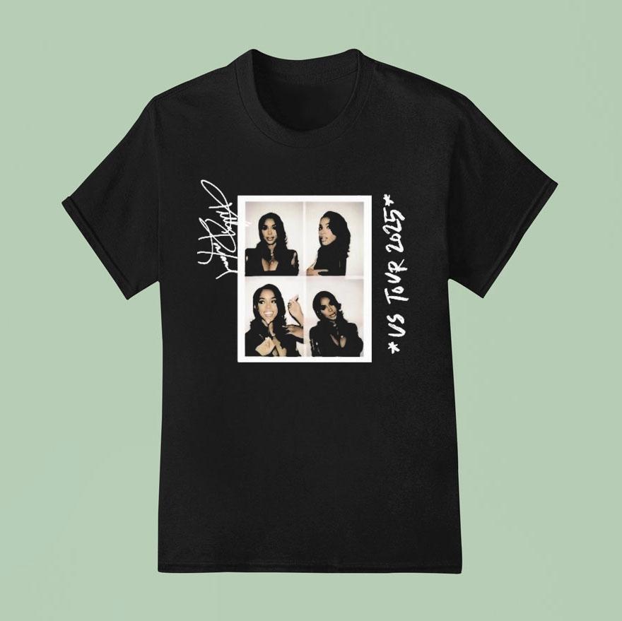 Kelly Rowland Us Tour 2025 Polaroid Shirt