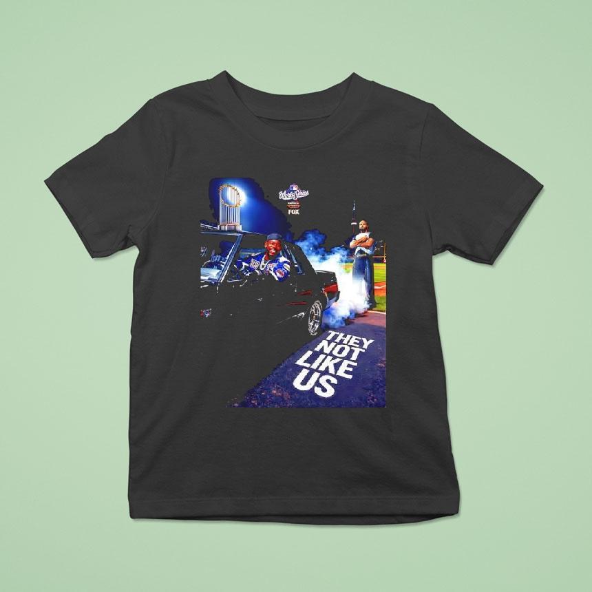 Kendrick Lamar And Drake They Not Like Us World Series Win Graphic Shirt