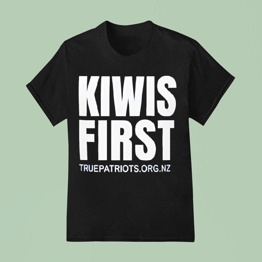 Kiwis First Truepatriots.org.nz Shirt