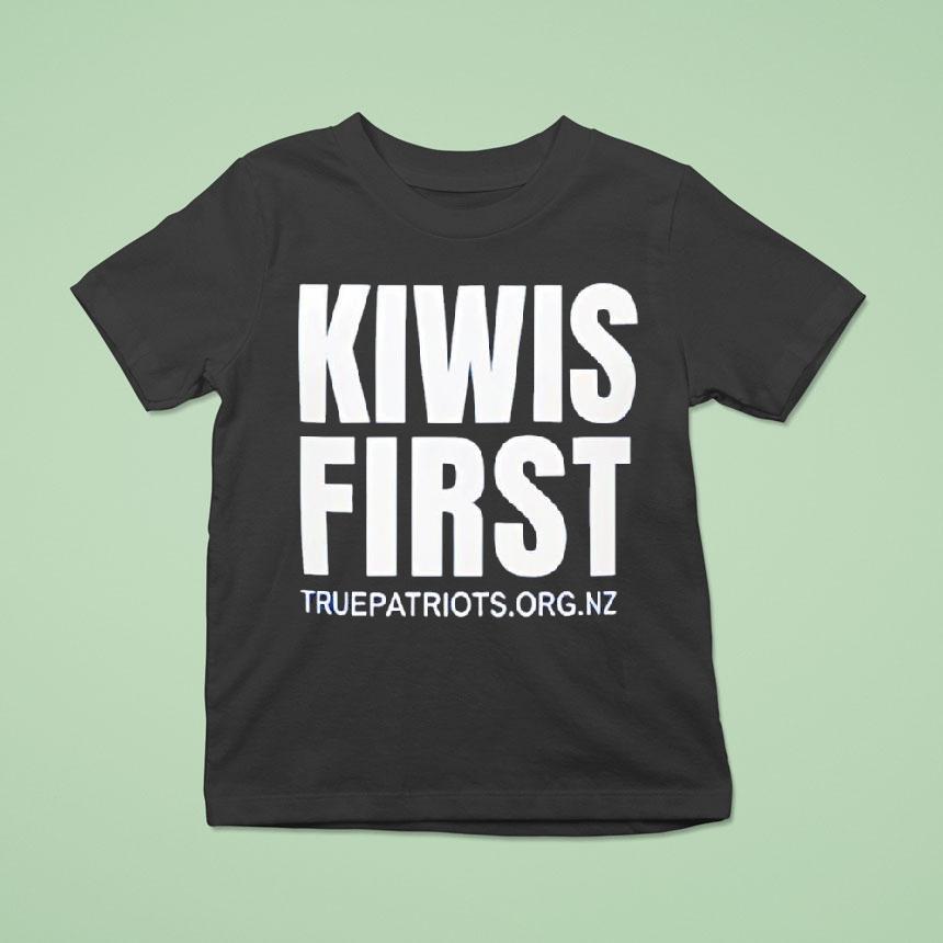 Kiwis First Truepatriots.org.nz Shirt