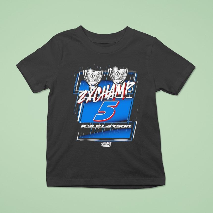 Kyle Larson Hendrick Nascar Cup Series Champion Trophy 2025 Shirt