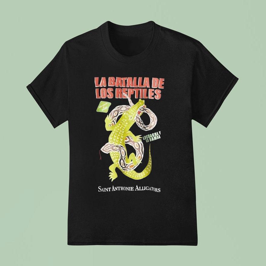 La Batalla De Los Reptiles Saint Anthonie Alligators Shirt