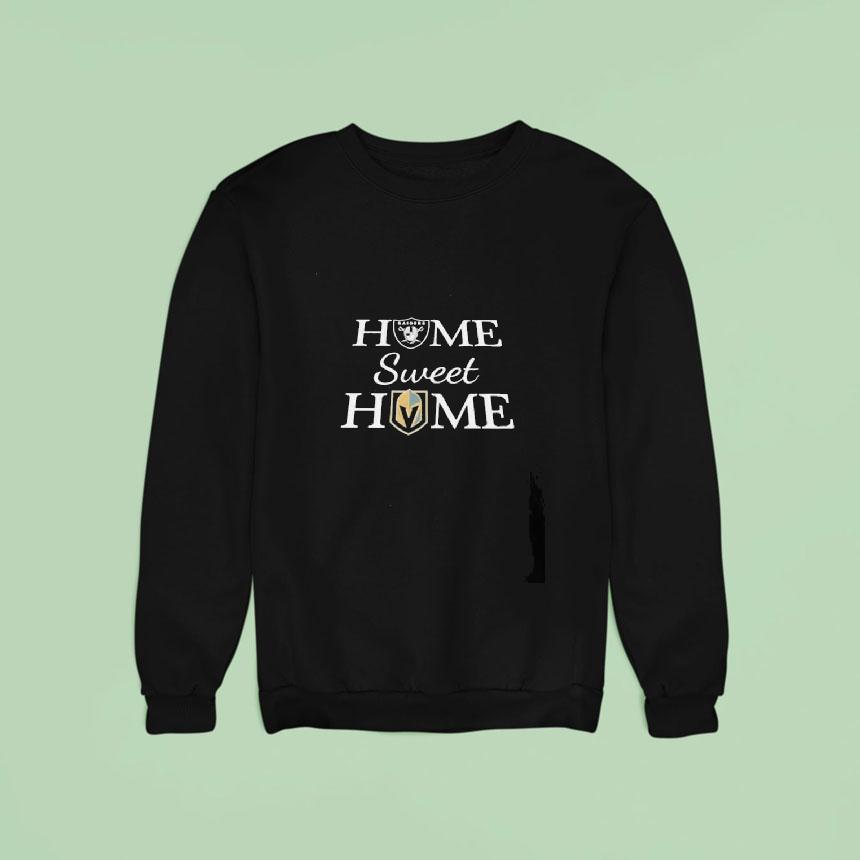 Las Vegas Raider And Vegas Golden Knight Home Sweet Home Shirt Las Vegas Raider And Vegas Golden Knight Home Sweet Home Shirt