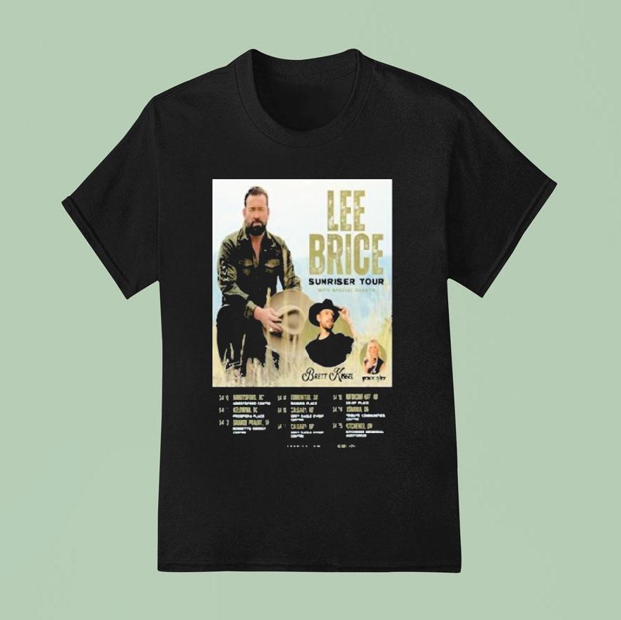 Lee Brice Sunriser Tour 2026 Shirt