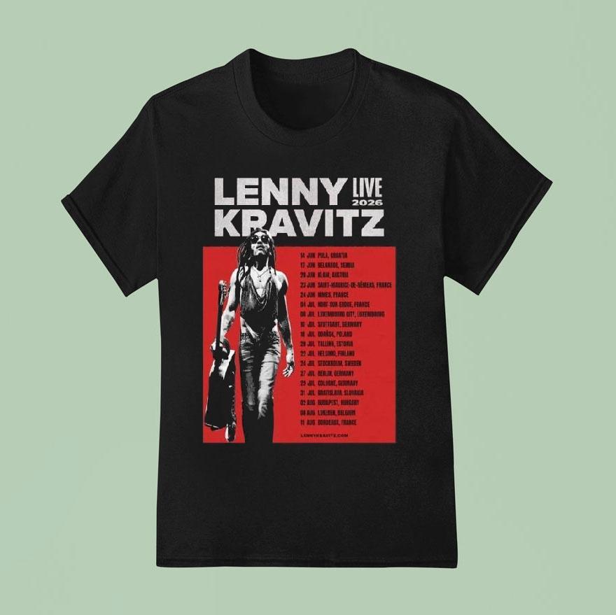 Lenny Kravitz Live 2026 Shirt