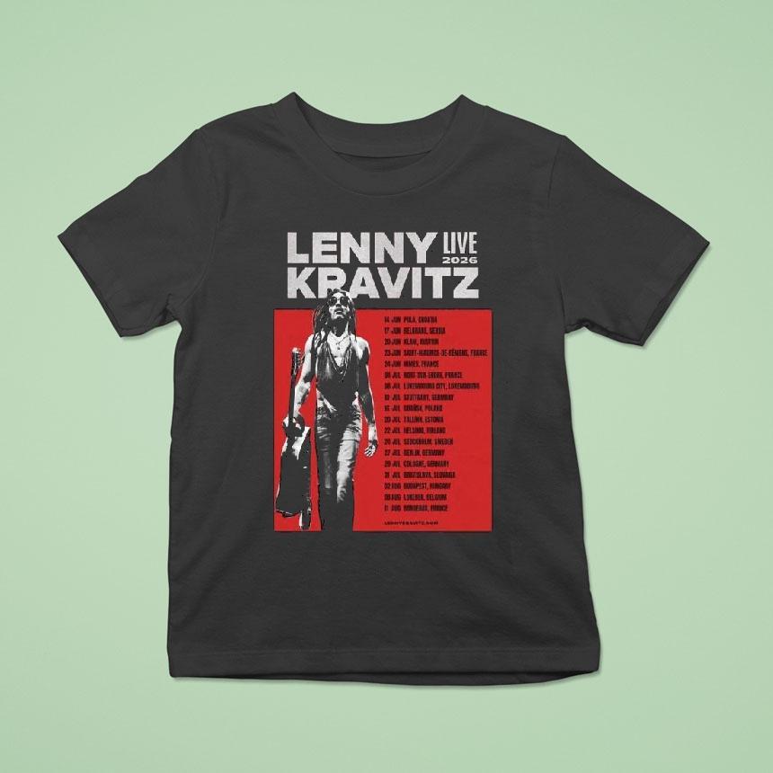 Lenny Kravitz Live 2026 Shirt
