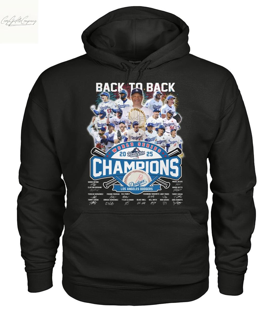 Los Angeles 2025 Back To Back World Series T Shirt