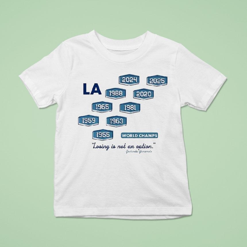 Los Angeles Baseball Nine-time World Champs Shirt