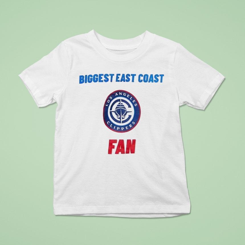 Los Angeles Clippers Biggest East Coast Fan Shirt