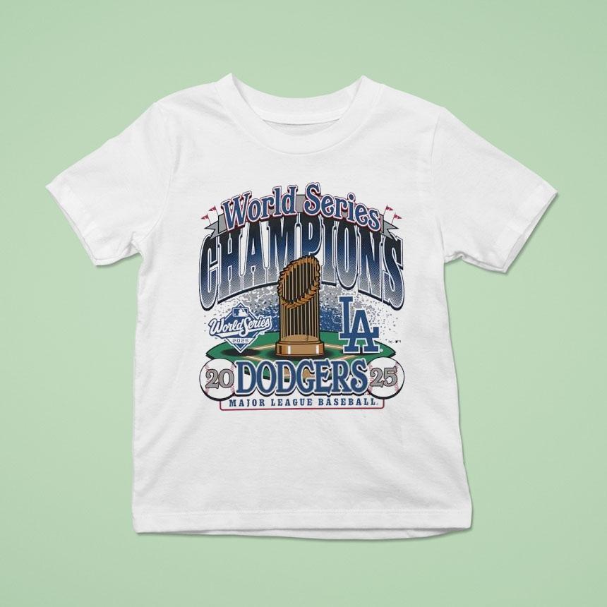 Los Angeles Dodgers 2025 World Series Champions Mlb Shirt