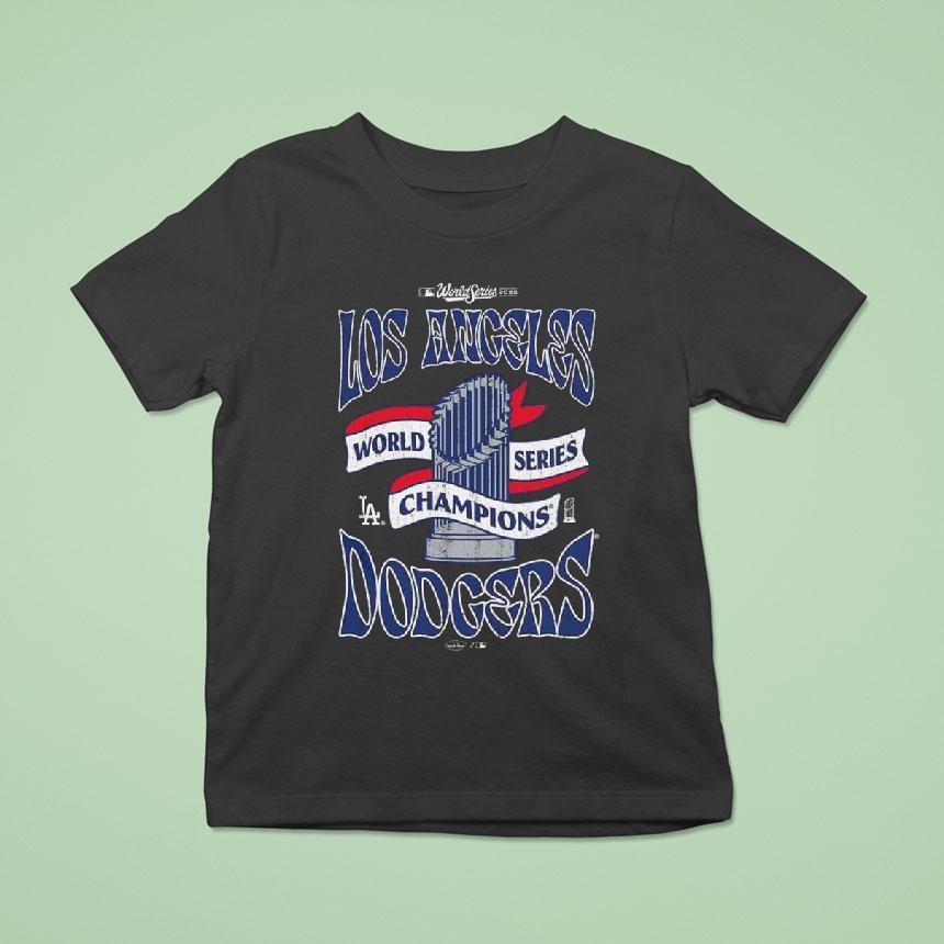 Los Angeles Dodgers 2025 World Series Champions Name Number Off-shoulder Shirt