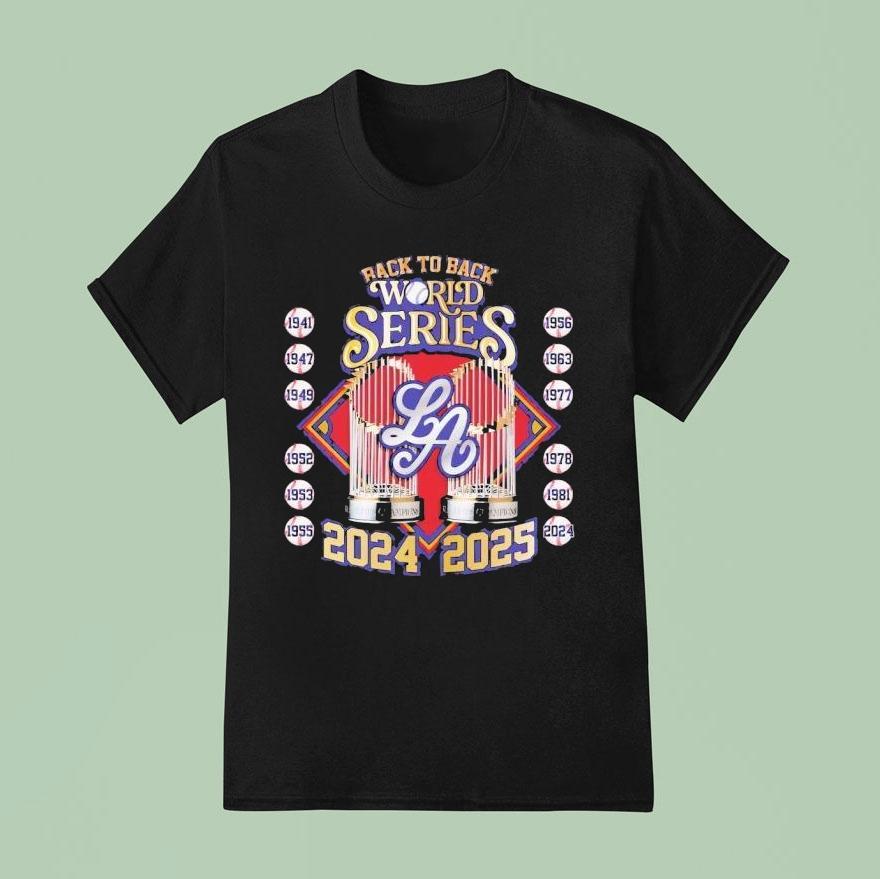 Los Angeles Dodgers 2025 World Series Vintage Shirt