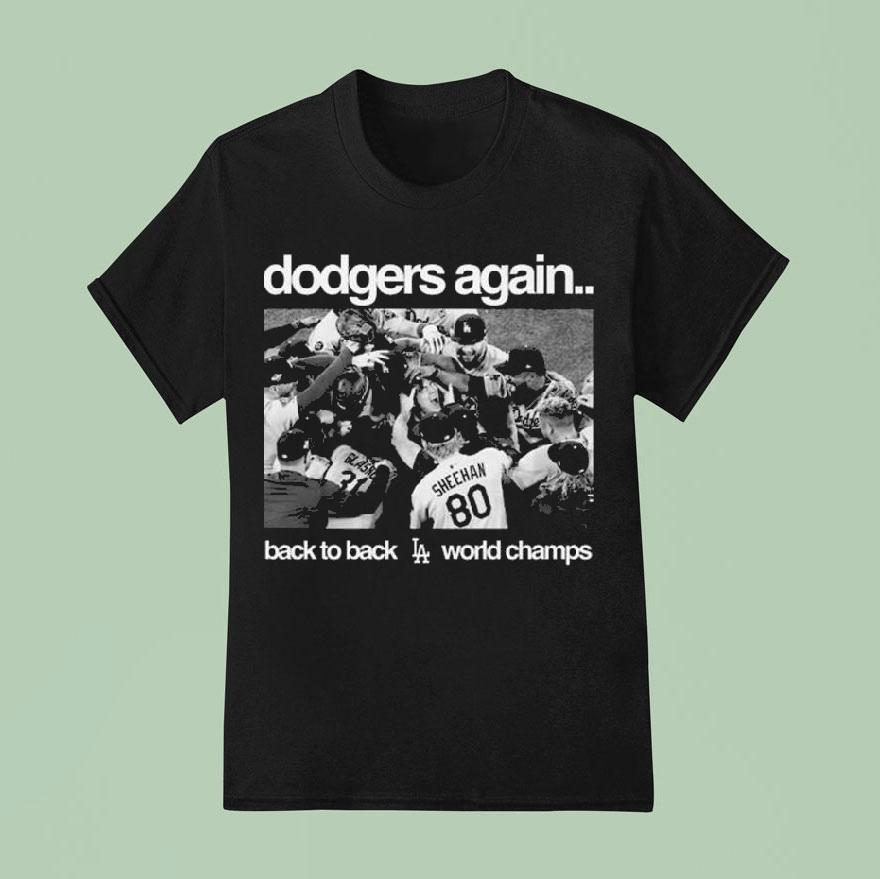 Los Angeles Dodgers Again Back To Back World Champs 2025 Shirt