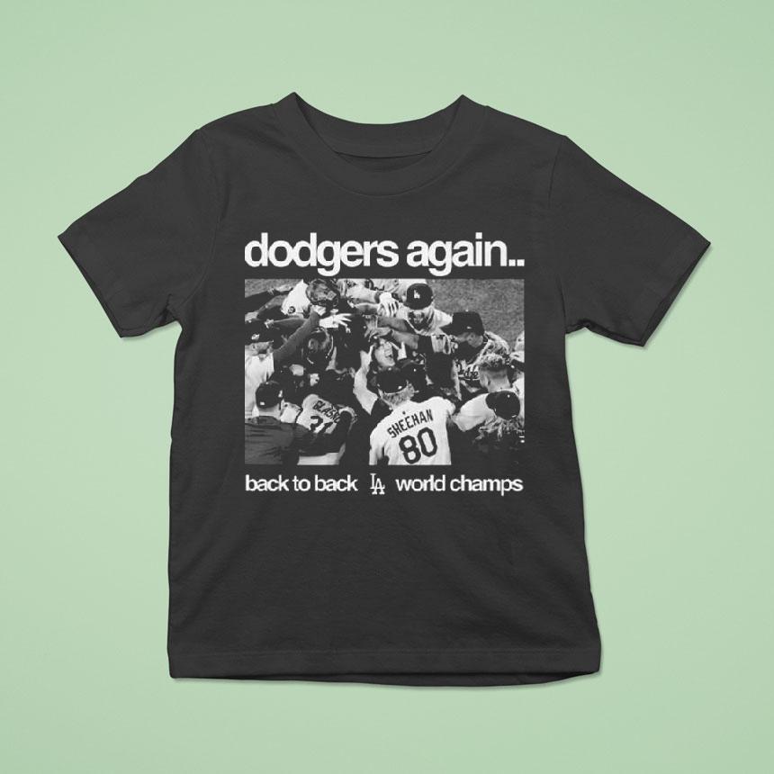 Los Angeles Dodgers Again Back To Back World Champs 2025 Shirt