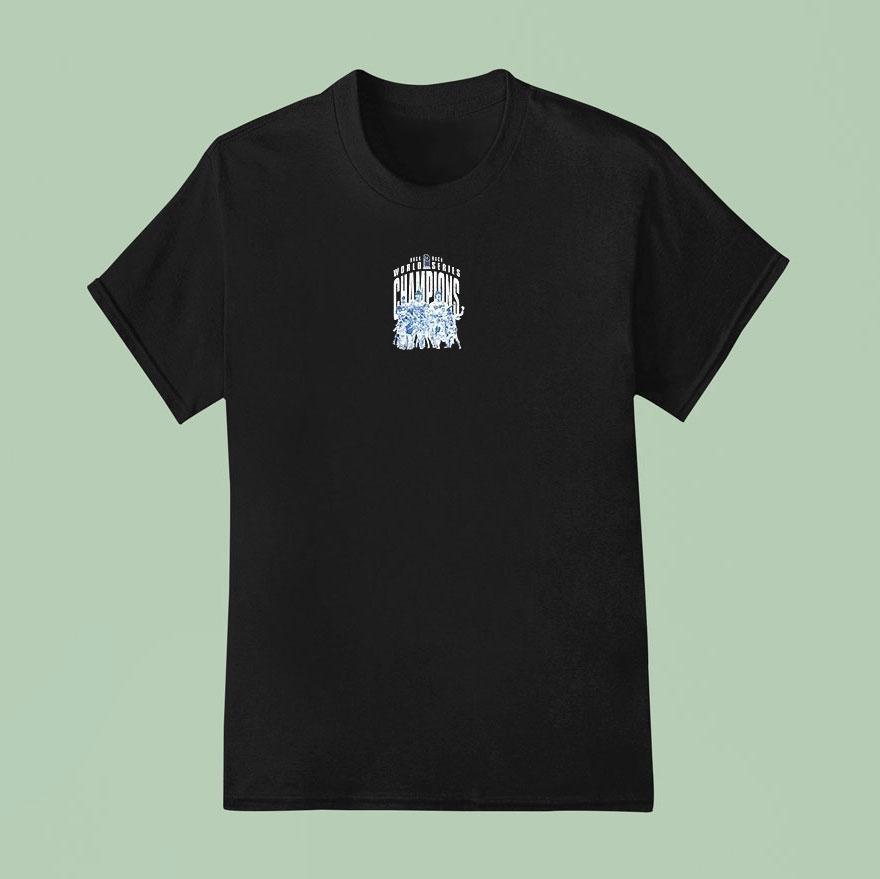 Los Angeles Dodgers Back To Back World Series Champions Team Graphic Shirt