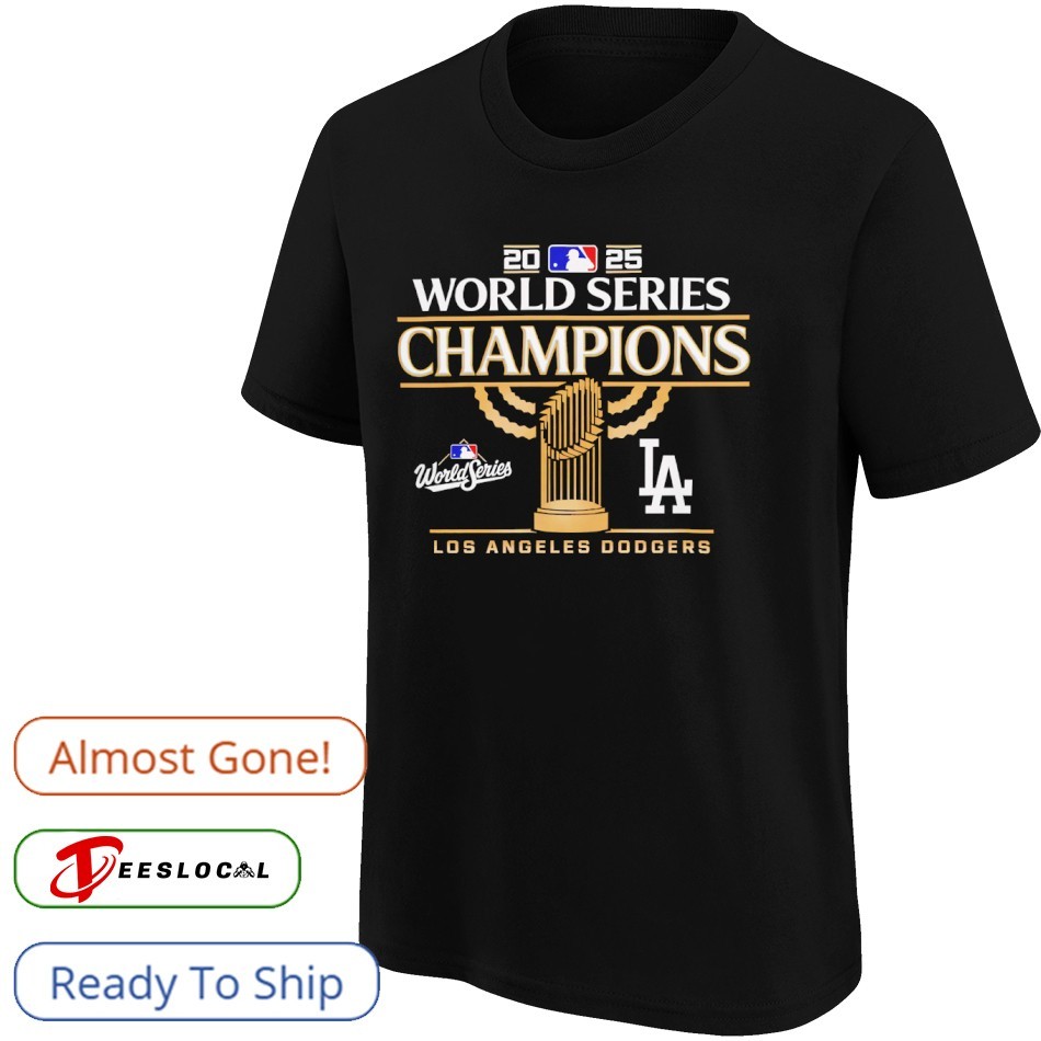 Los Angeles Dodgers Baseball 2025 MLB World Series Champions Celebration Gear shirt PGWL5XQS Los Angeles Dodgers Baseball 2025 MLB World Series Champions Celebration Gear shirt PGWL5XQS