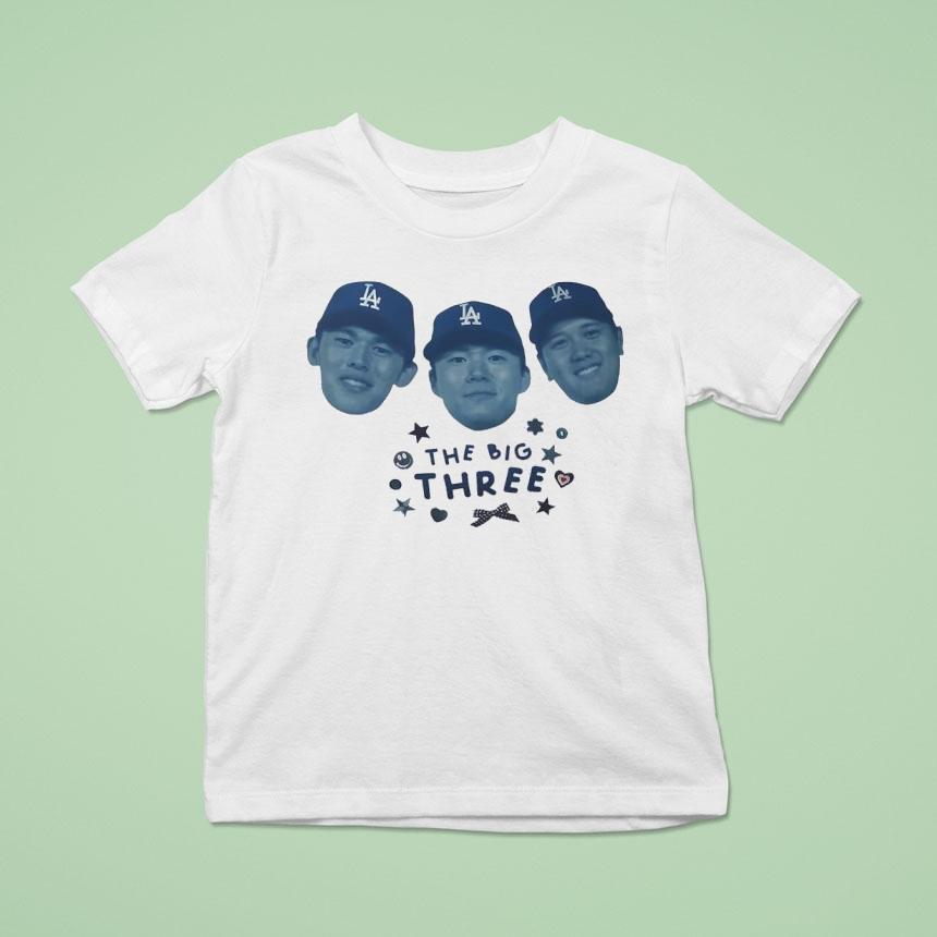 Los Angeles Dodgers Baseball The Big Three Shirt