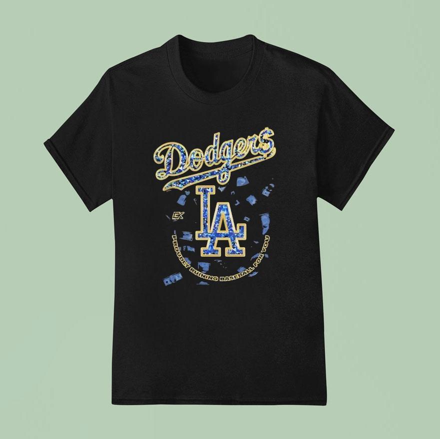 Los Angeles Dodgers Proudly Ruining Baseball Shirt