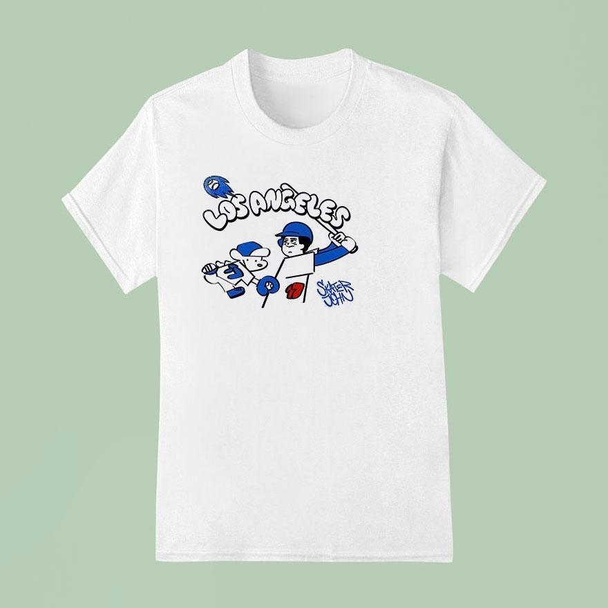 Los Angeles Dodgers Shohei Ohtani 17 Pose Portrait Art Shirt