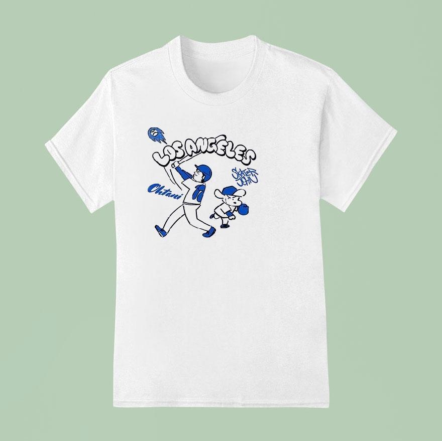 Los Angeles Dodgers Shohei Ohtani Pose Art Shirt