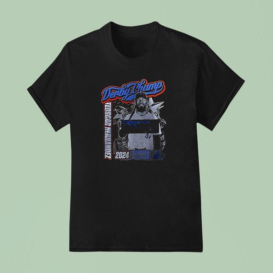 Los Angeles Dodgers Teoscar Hernandez World Series Teo Time Graphic 2 Sided Shirt