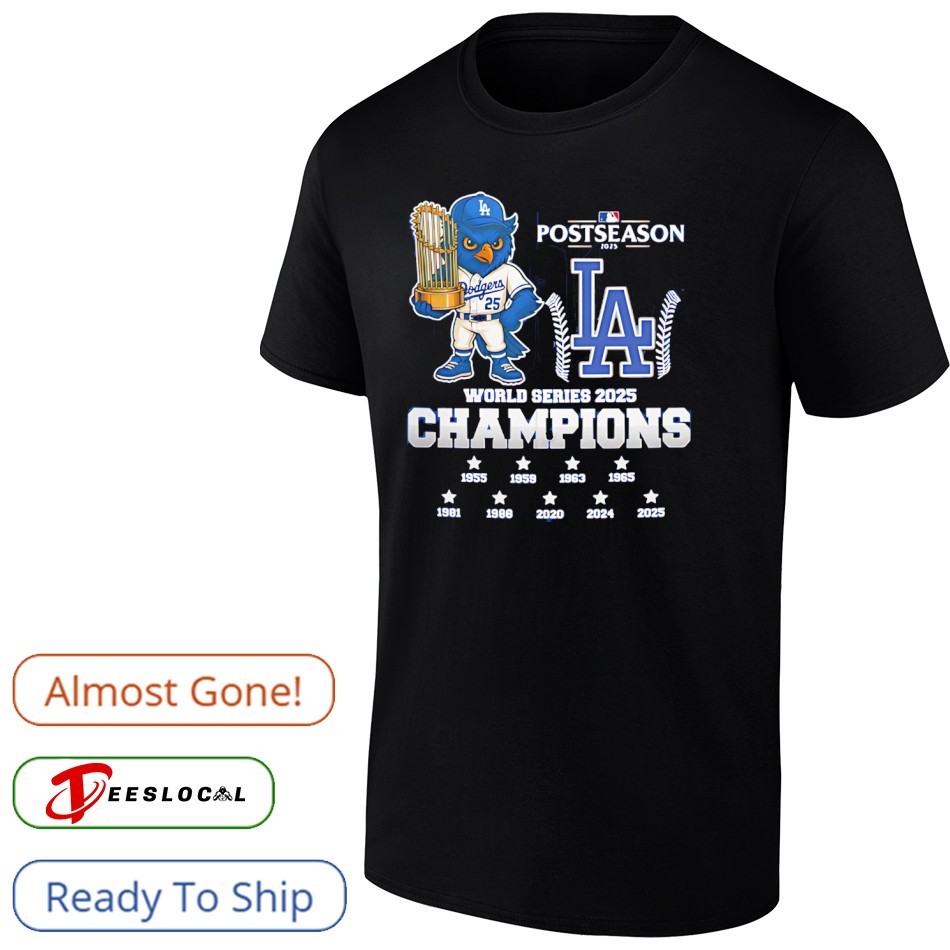 Los Angeles Dodgers World Series Champions 2025 baseball Shirt