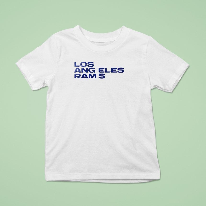 Los Angeles Rams Logo Map Shirt
