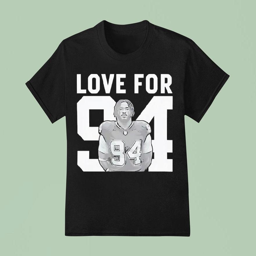 Love For 94 Marshawn Kneeland Dallas Cowboys Football Shirt