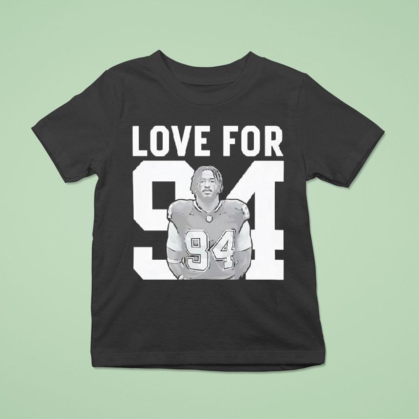 Love For 94 Marshawn Kneeland Dallas Cowboys Football Shirt
