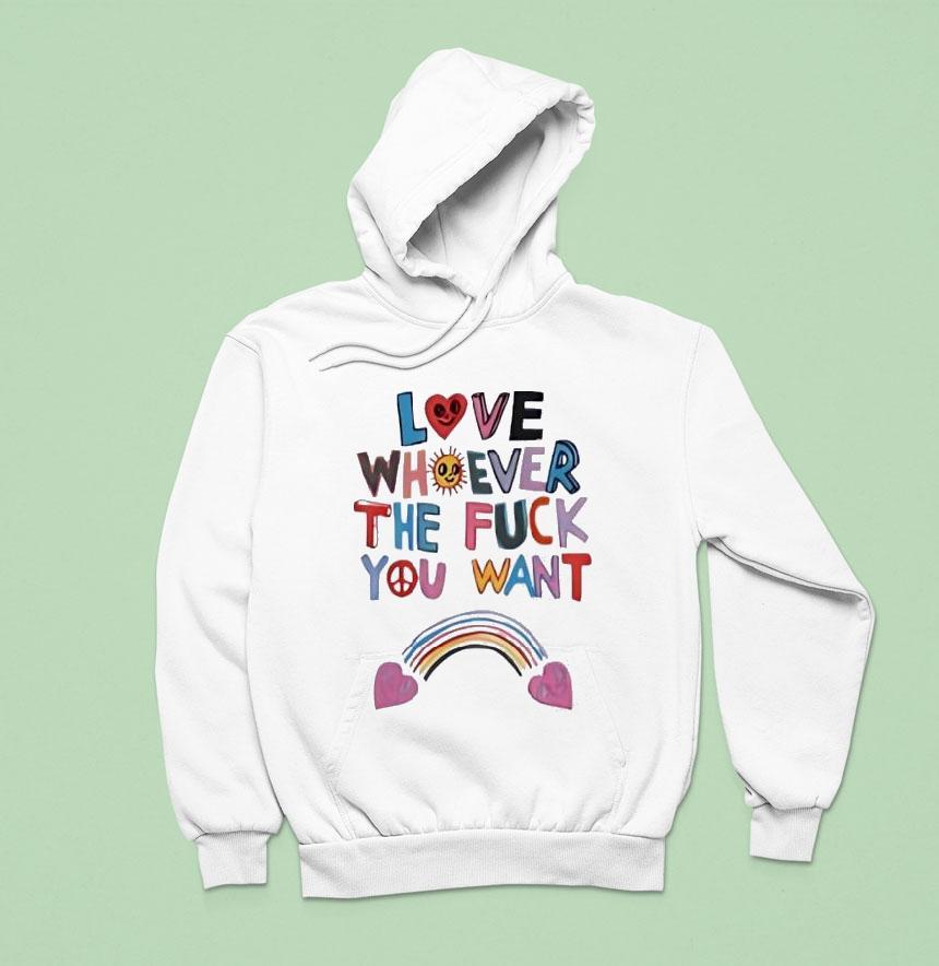 Love Whoever The Fck You Want Rainbow Shirt Love Whoever The Fck You Want Rainbow Shirt