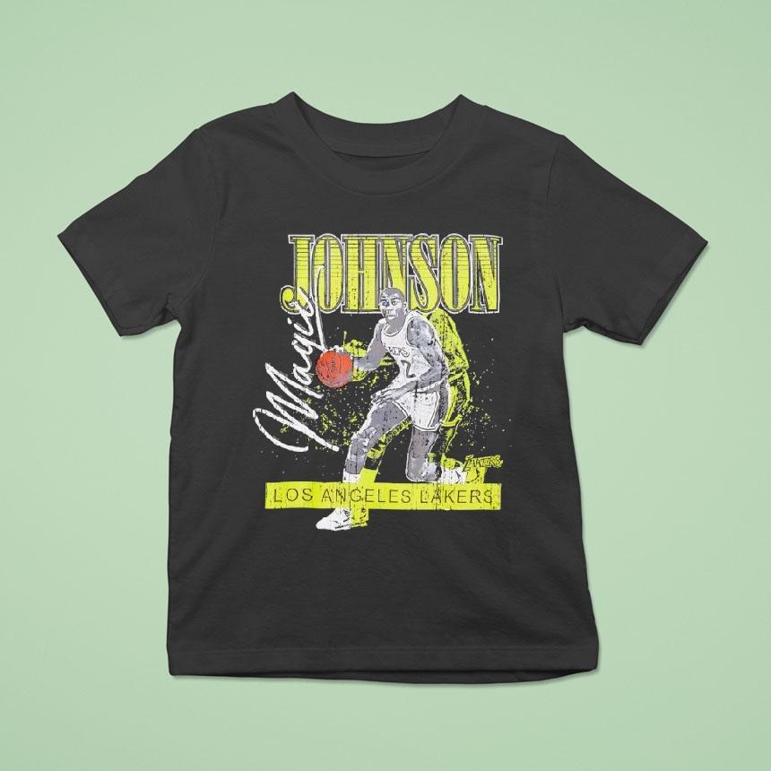 Magic Johnson Los Angeles Lakers Neon Pop Shirt