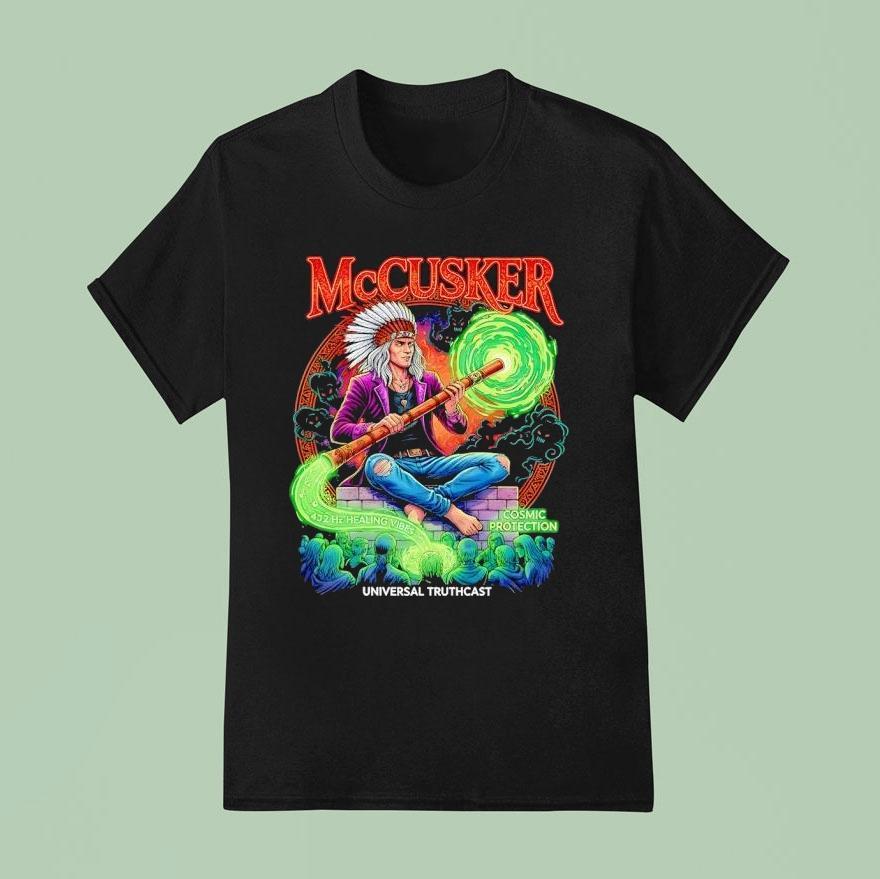 Mccusker Cosmic Protection 432 Hz Healing Vibes Universal Truthcast Shirt