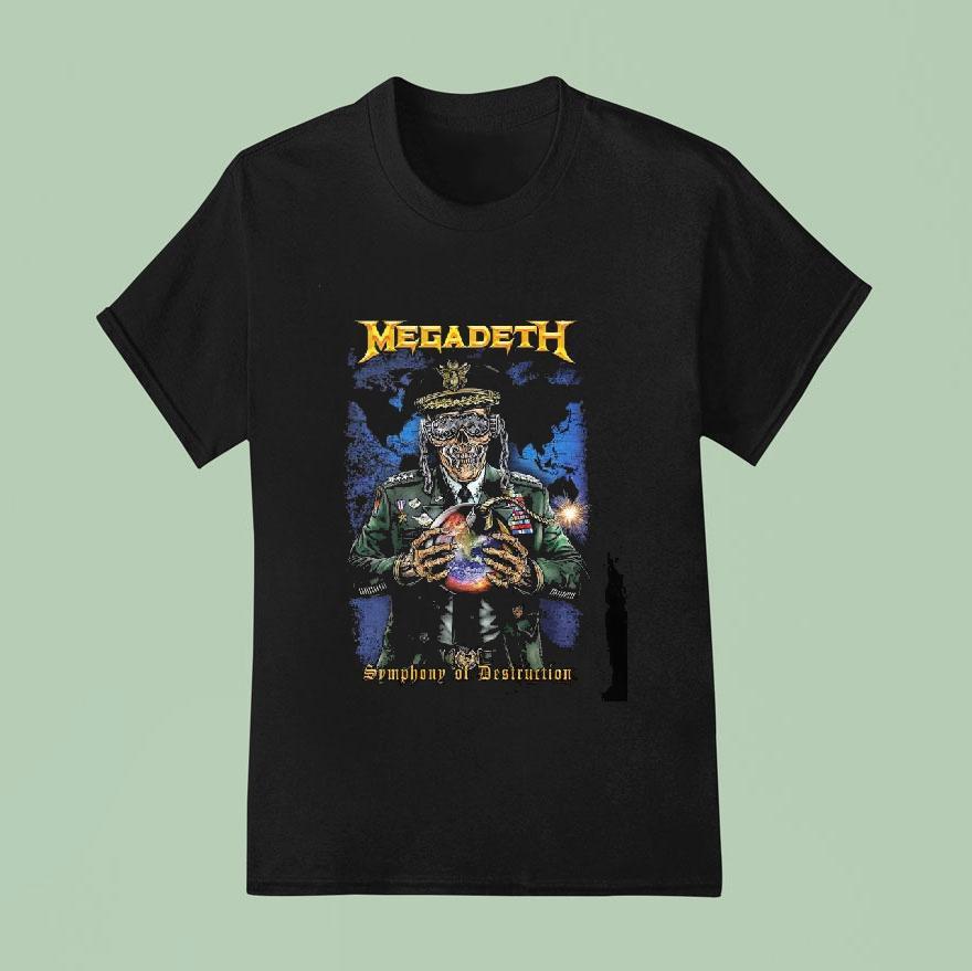 Megadeth ‘symphony Of Destruction’ Textile Shirt