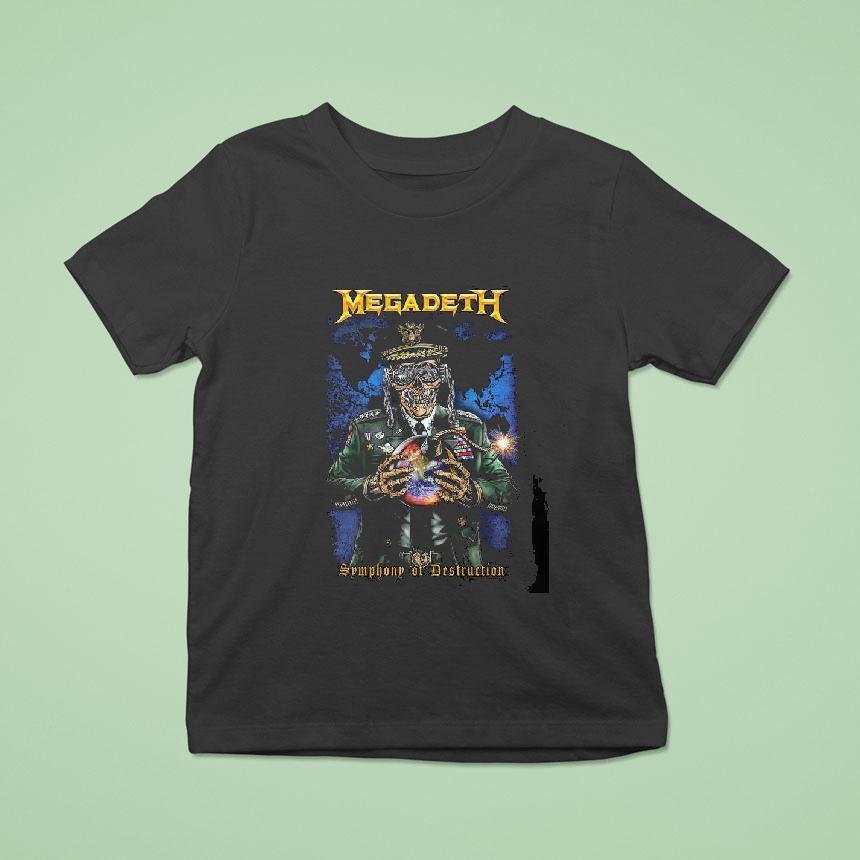 Megadeth ‘symphony Of Destruction’ Textile Shirt