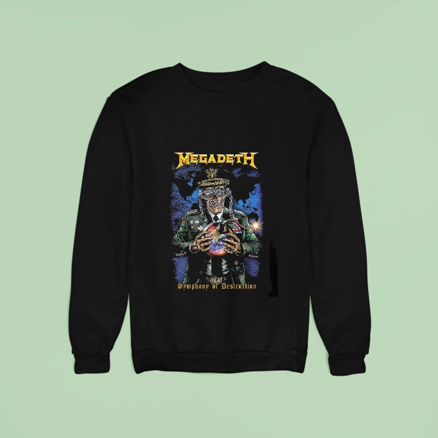 Megadeth ‘symphony Of Destruction' Textile Shirt Megadeth ‘symphony Of Destruction' Textile Shirt