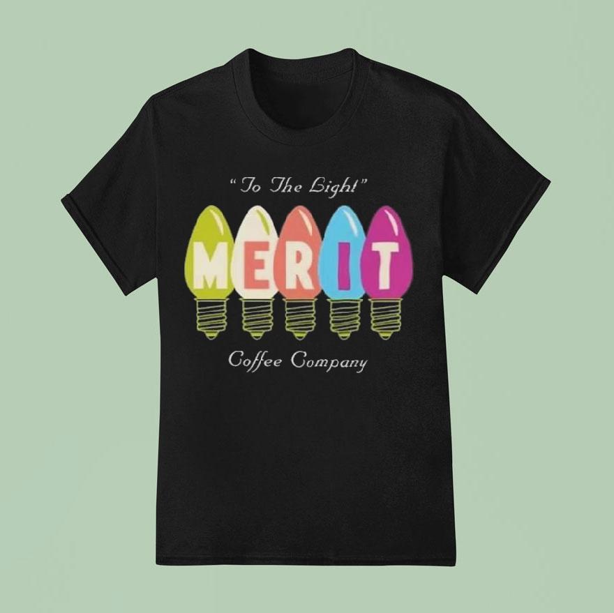 Merit Coffee Co Vintage Lightbulb Shirt