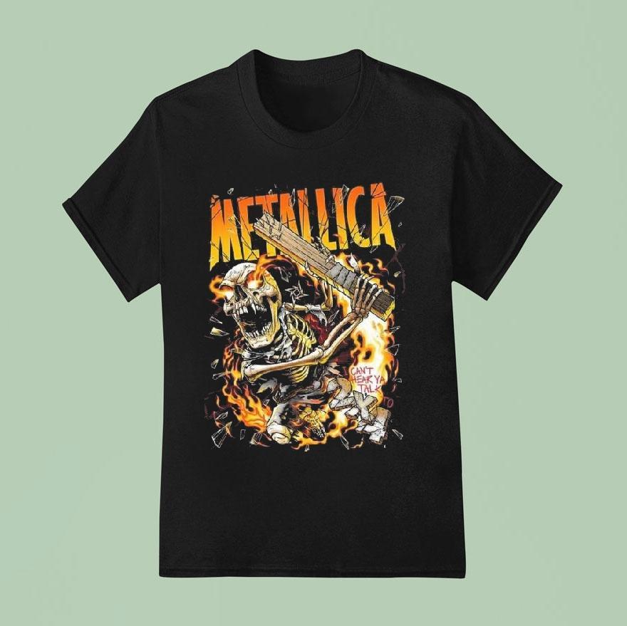 Metallica I Can’t Hear Ya Talk To 2 X 4 2025 Shirt