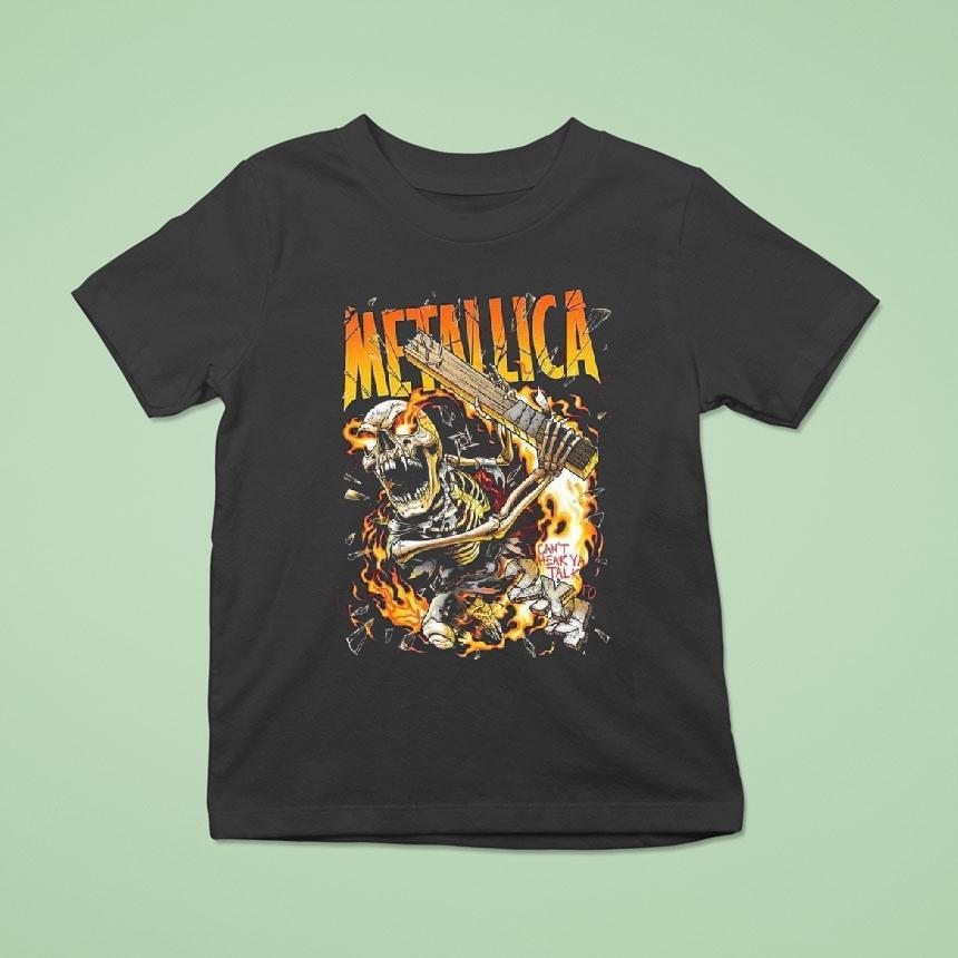 Metallica I Can’t Hear Ya Talk To 2 X 4 2025 Shirt